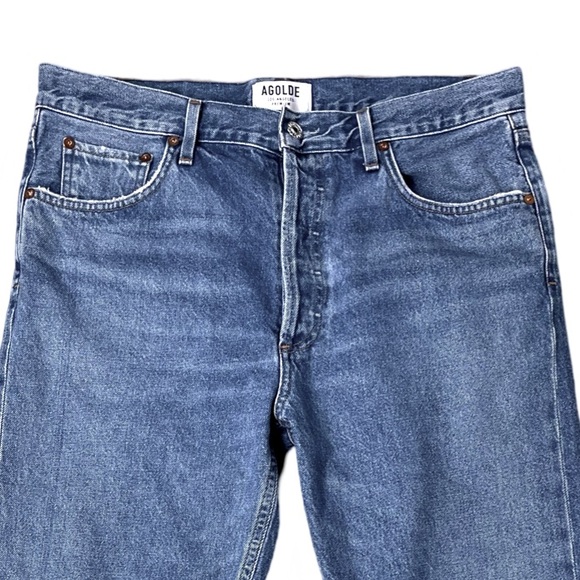 Agolde Feel Good High Rise Button Fly Jeans - Picture 4 of 15